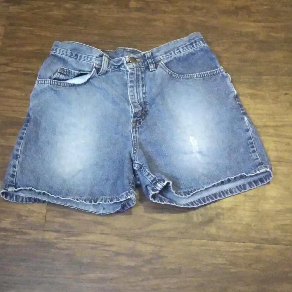 Blue jean shorts
